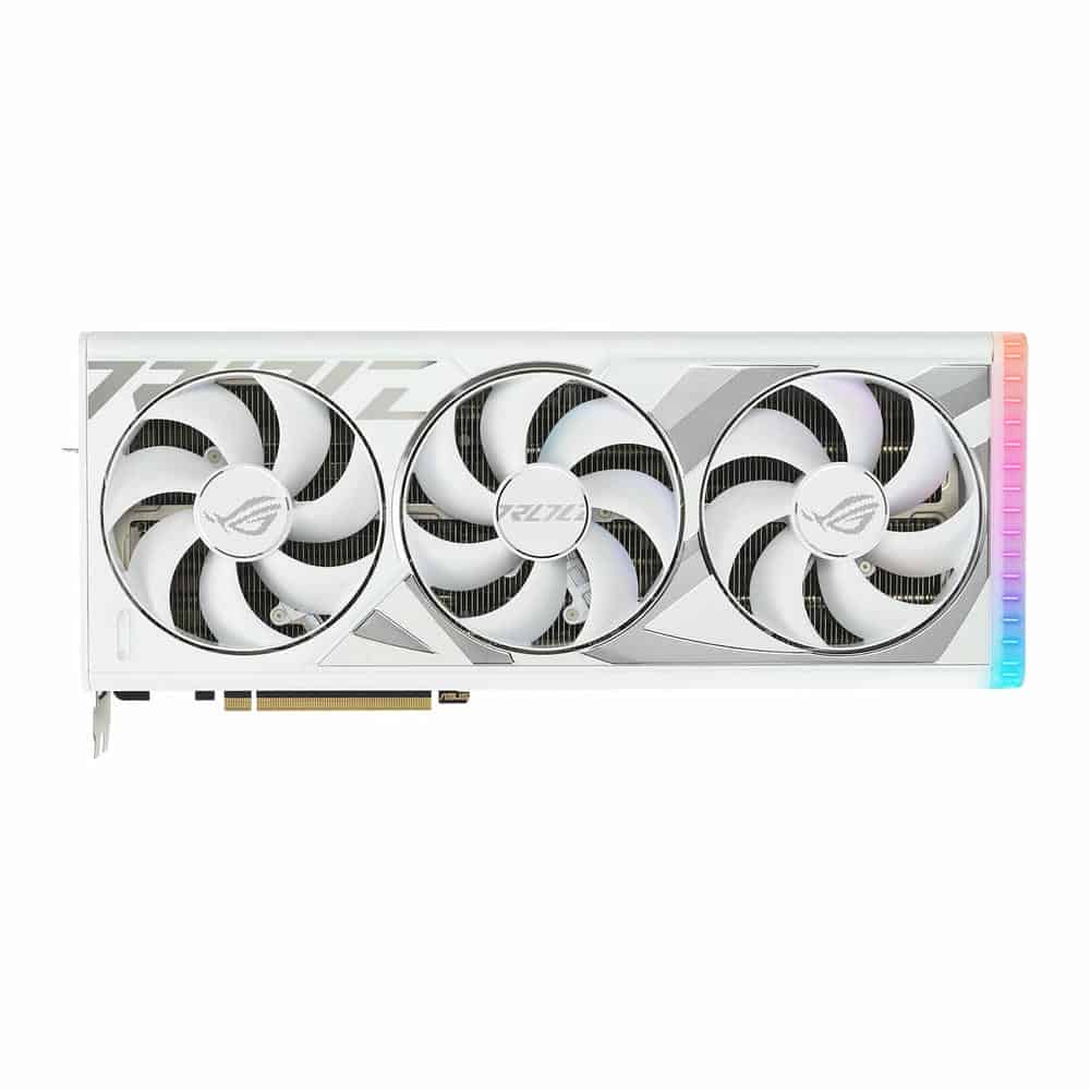 (image for) ASUS NVIDIA GeForce RTX 4090 24GB ROG STRIX White Edition Ada Lovelace Graphics Card